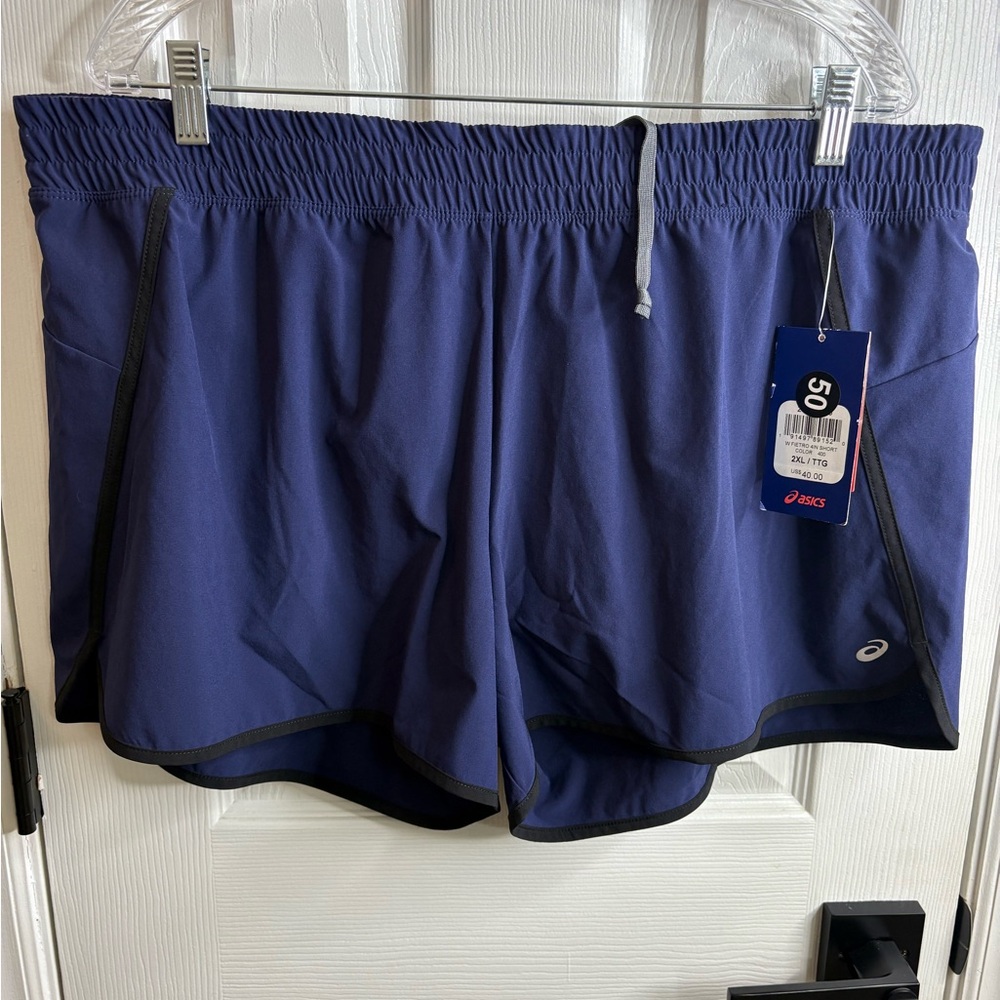 Men’s Asics Blue Running Shorts Sz 2XL